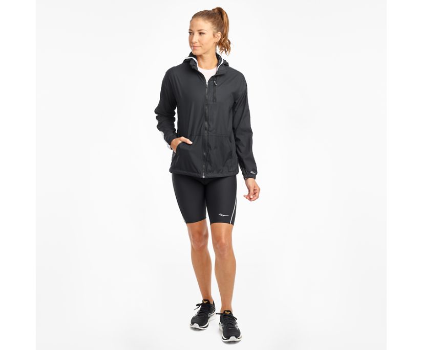 Saucony Packaway Women's Jackets Black | Canada 272SGLO